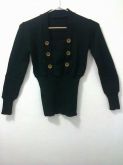 Blusa 6 botões Preta