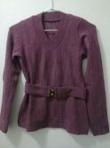 Blusa Feminina Lilás c/ Cinto