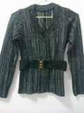 Blusa Feminina Preta c/ Cinto